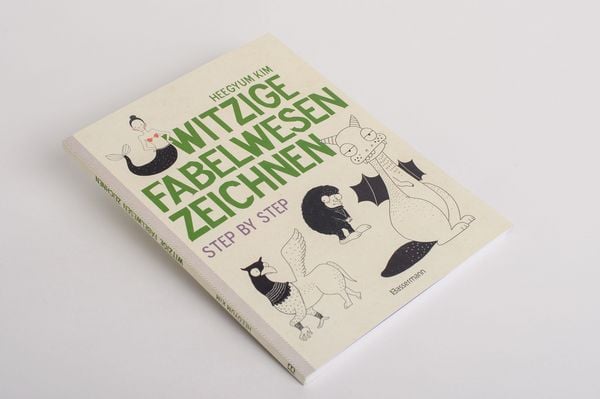 Produktbild: Witzige Fabelwesen zeichnen. Von Alraune bis Zombie, von Drache bis Einhorn - mit vielen individuellen Varianten - f&uuml;r Comic-, Cartoon- und Handlettering-Fans