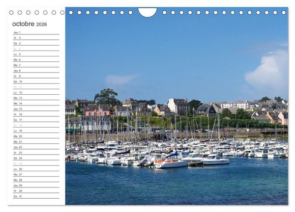 Produktbild: Bretagne Finist&egrave;re balade estivale &agrave; Camaret-sur-Mer (Calendrier mural 2026 DIN A4 vertical), CALVENDO calendrier mensuel