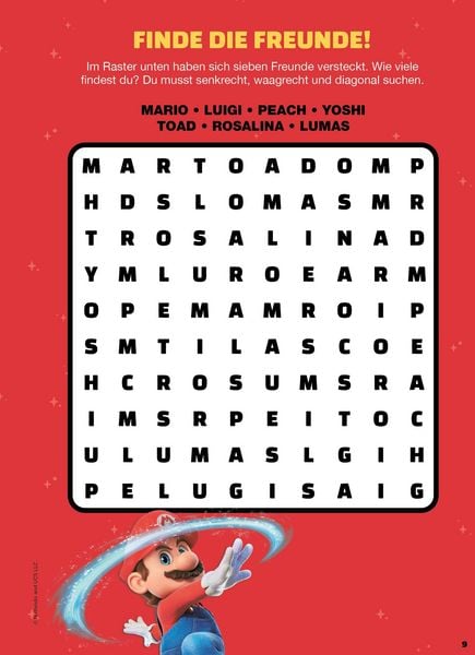 Produktbild: Der Super Mario Galaxy Film: Der offizielle Sticker- und R&auml;tselspa&szlig;