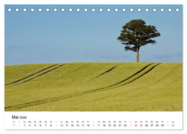 Produktbild: Landschaften (Tischkalender 2026 DIN A5 quer), CALVENDO Monatskalender