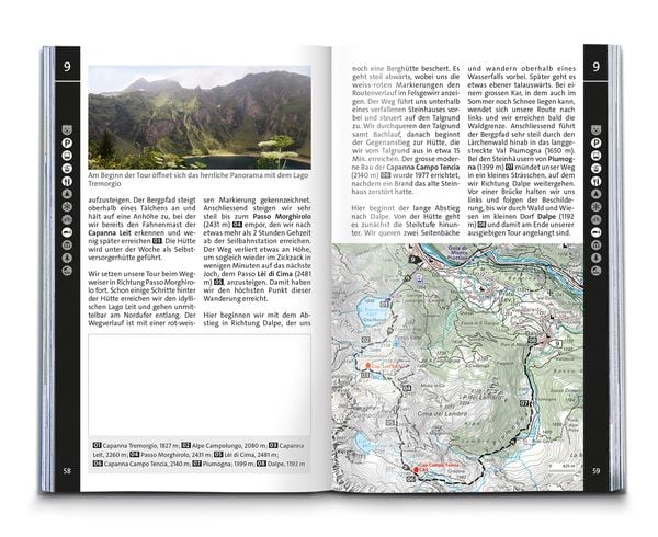 Produktbild: KOMPASS Wanderführer Tessin, 50 Touren mit Extra-Tourenkarte