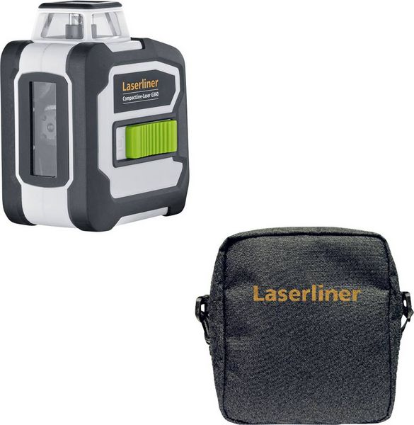 Produktbild: Laserliner CompactLine-Laser G360 Kreuzlinienlaser inkl. Tasche Reichweite (max.): 30m