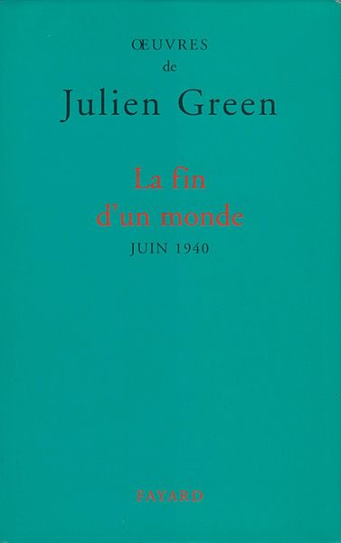 Produktbild: La Fin d'un monde