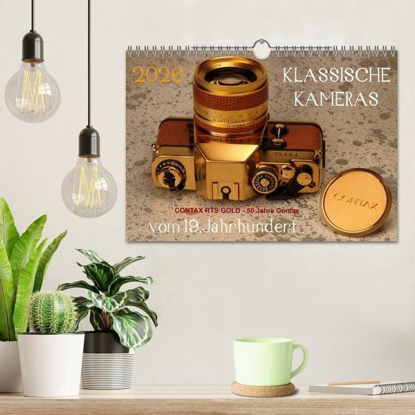 Produktbild: KLASSISCHE KAMERAS vom 19.Jahrhundert (Wandkalender 2026 DIN A4 quer), CALVENDO Monatskalender