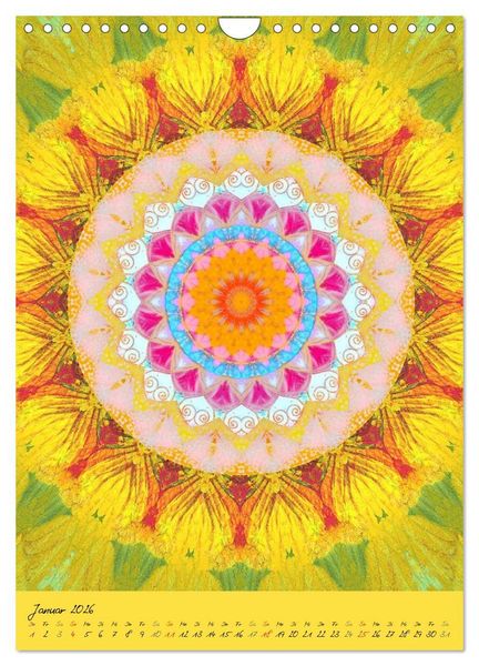Produktbild: Mandala Energien (Wandkalender 2026 DIN A4 hoch), CALVENDO Monatskalender