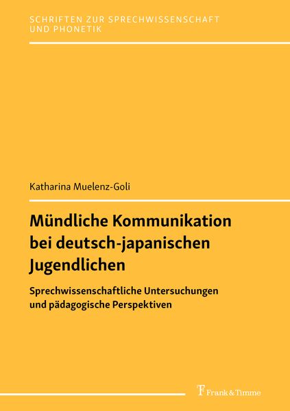 Produktbild: M&uuml;ndliche Kommunikation bei deutsch-japanischen Jugendlichen