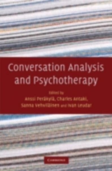 Produktbild: Conversation Analysis and Psychotherapy
