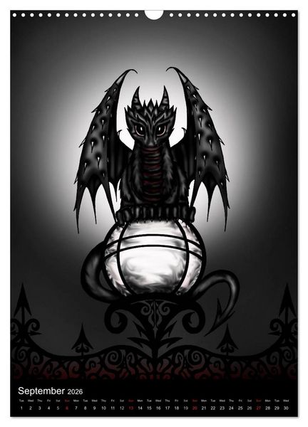 Produktbild: Dragons (Wall Calendar 2026 DIN A3 portrait), CALVENDO 12 Month Wall Calendar
