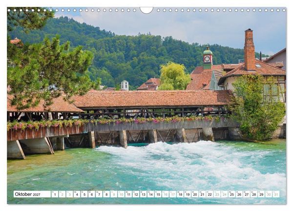 Produktbild: Faszination Berner Oberland - Thuner- und Brienzersee (Wandkalender 2027 DIN A3 quer), CALVENDO Monatskalender