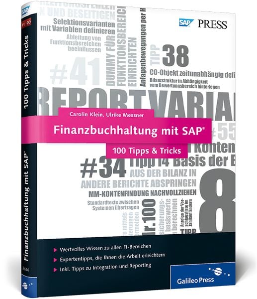 Produktbild: Finanzbuchhaltung mit SAP &minus; 100 Tipps & Tricks