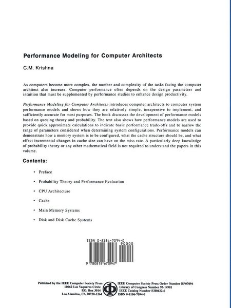Produktbild: Performance Modeling Computer Architect