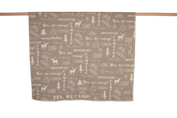 Produktbild: Fussenegger Flanelldecke "sketchnotes outdoor"