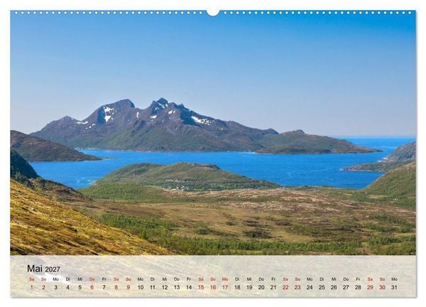 Produktbild: Norwegen Wo die Natur Geschichten erz&auml;hlt (hochwertiger Premium Wandkalender 2027 DIN A2 quer), Kunstdruck in Hochglanz