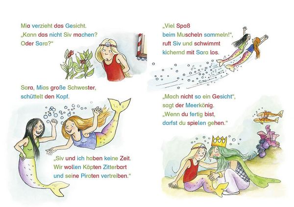 Produktbild: Lesenlernen in 3 Schritten - Die sch&ouml;nsten Geschichten von Feen, Einh&ouml;rnern und Meerm&auml;dchen