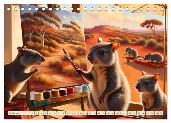 Produktbild: Tiere dieser Welt - Niedliche Tiere in witzigen Momenten (Tischkalender 2026 DIN A5 quer), CALVENDO Monatskalender