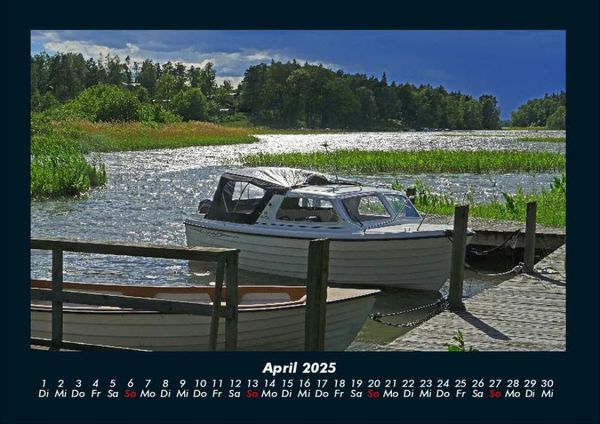 Produktbild: Boote 2025 Fotokalender DIN A4