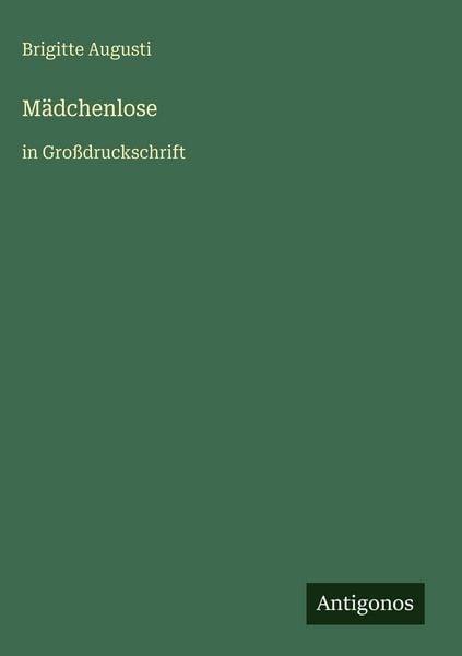 Produktbild: M&auml;dchenlose