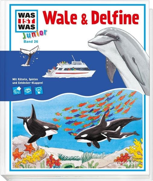 Produktbild: Wale und Delfine / Was ist was junior Bd.26