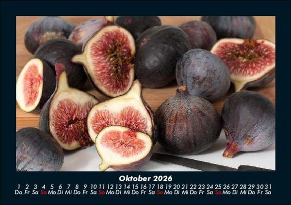 Produktbild: Obstkalender 2026 Fotokalender DIN A5