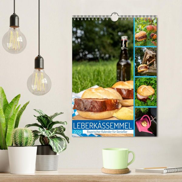 Produktbild: Leberk&auml;ssemmel - Bayerischer Kalender f&uuml;r Genie&szlig;er (Wandkalender 2026 DIN A4 hoch), CALVENDO Monatskalender