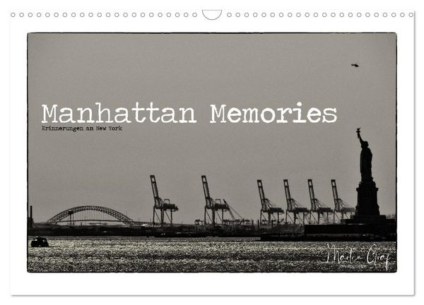 Produktbild: Manhattan Memories - Erinnerungen an New York (Wandkalender 2026 DIN A3 quer), CALVENDO Monatskalender