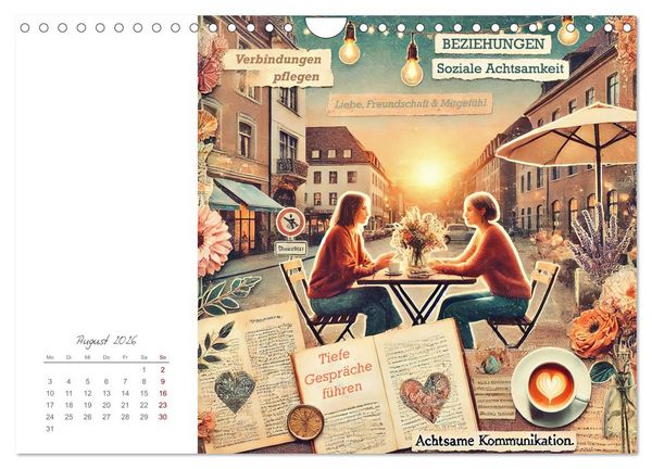 Produktbild: Soulful Days - Dein Selfcare-Kalender (Wandkalender 2026 DIN A4 quer), CALVENDO Monatskalender