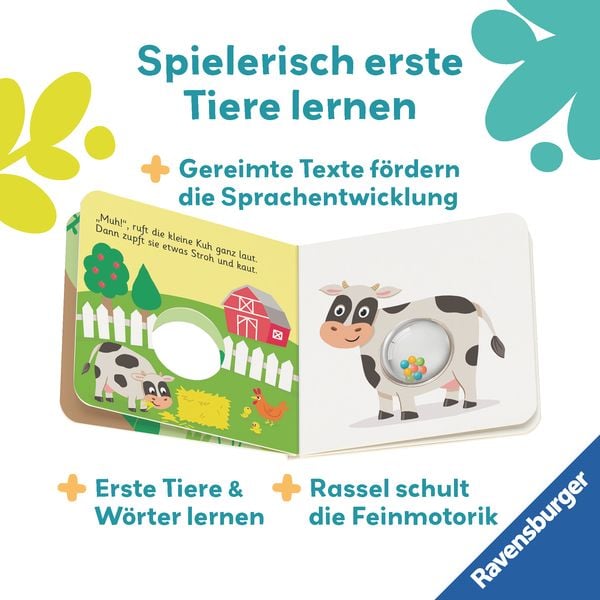 Produktbild: Play+ Schütteln, rasseln, spielen Erste Tiere - ab 6 Monate