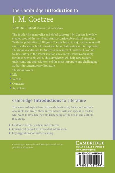Produktbild: The Cambridge Introduction to J. M. Coetzee