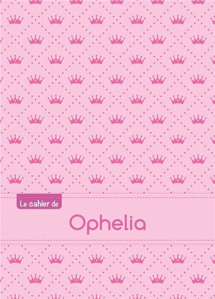 Produktbild: Cahier ophelia seyes,96p,a5