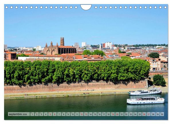 Produktbild: Occitanie fluviale (Calendrier mural 2026 DIN A4 vertical), CALVENDO calendrier mensuel