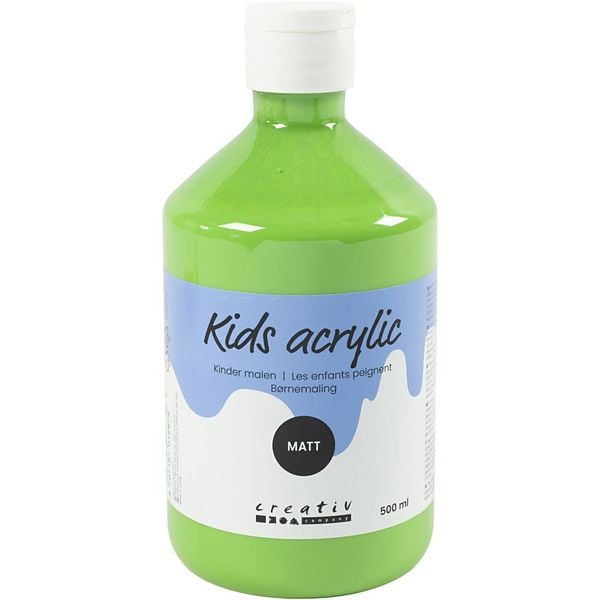 Produktbild: Creativ Company Acrylfarbe Matt, Hellgr&uuml;n, 500 ml/ 1 Fl.