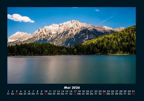 Produktbild: Die Seen der Erde 2026 Fotokalender DIN A4