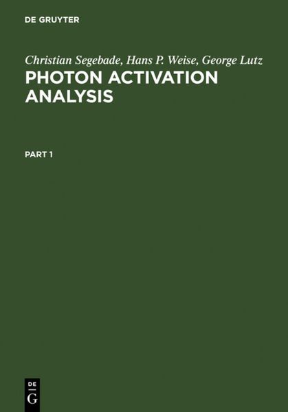 Produktbild: Photon Activation Analysis
