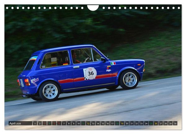 Produktbild: OLDTIMER BERGRENNEN - Kleine Flitzer (Wandkalender 2026 DIN A4 quer), CALVENDO Monatskalender