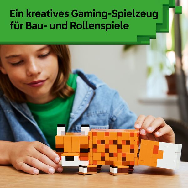 Produktbild: LEGO Minecraft 21588 Der Fuchs, Spielzeug mit Tierfigur