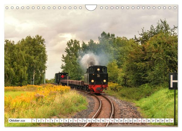 Produktbild: Mansfelder Bergwerksbahn (Wandkalender 2026 DIN A4 quer), CALVENDO Monatskalender