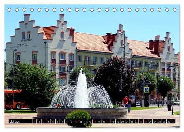 Produktbild: Kaliningrad - Das russische K&ouml;nigsberg (Tischkalender 2026 DIN A5 quer), CALVENDO Monatskalender