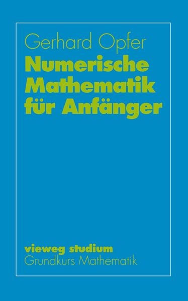 Produktbild: Numerische Mathematik f&uuml;r Anf&auml;nger