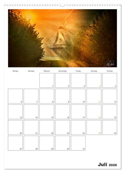 Produktbild: Terminplaner - Zwischenwelten, Zeiten zwischen Tag und Nacht (Wandkalender 2026 DIN A2 hoch), CALVENDO Monatskalender