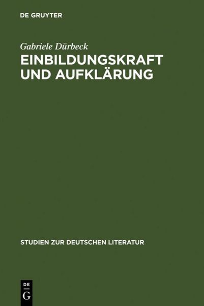Produktbild: Einbildungskraft und Aufkl&auml;rung