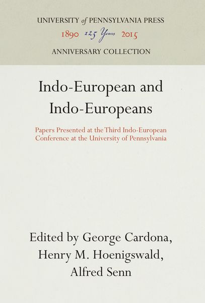 Produktbild: Indo-European and Indo-Europeans