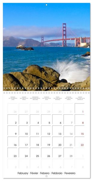 Produktbild: SAN FRANCISCO Highlights (Wall Calendar 2026 12 &times; 12 Inch) CALVENDO 12 Month Wall Calendar