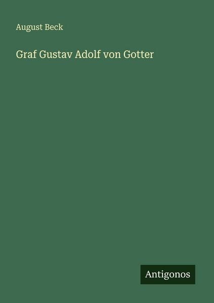 Produktbild: Graf Gustav Adolf von Gotter