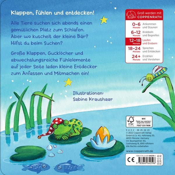 Produktbild: Mein erstes Guckloch-Fühlbuch: Kleiner Bär, wo bist du?