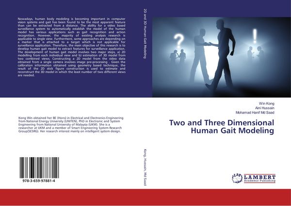 Produktbild: Two and Three Dimensional Human Gait Modeling