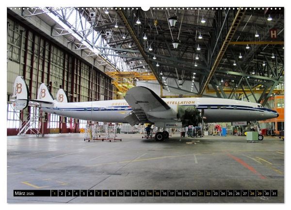 Produktbild: Lockheed Super Constellation HB-RSC (Wandkalender 2026 DIN A2 quer), CALVENDO Monatskalender