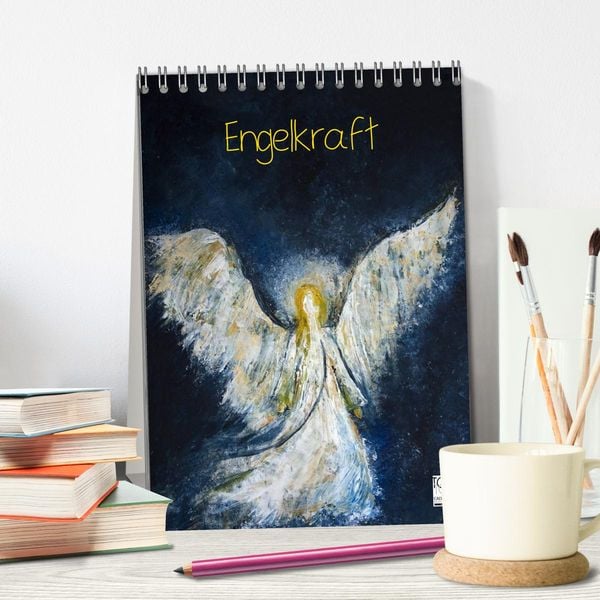 Produktbild: Engelkraft (Tischkalender 2026 DIN A5 hoch), CALVENDO Monatskalender