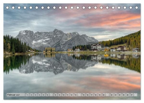 Produktbild: Faszination Dolomiten (Tischkalender 2027 DIN A5 quer), CALVENDO Monatskalender