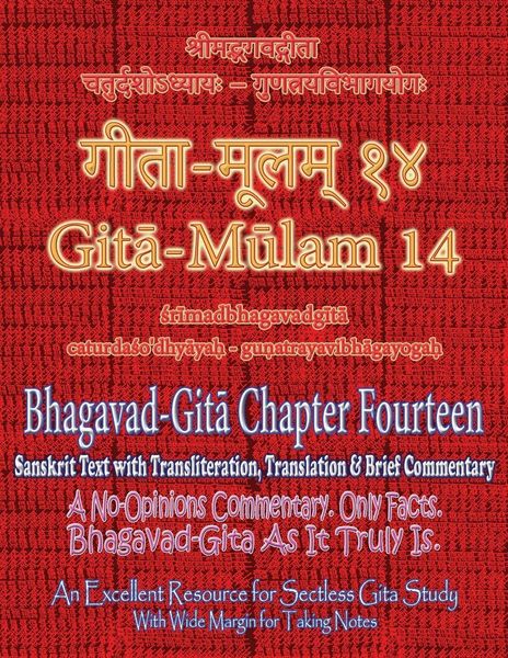Produktbild: Gita Mulam 14 - Bhagavad Gita Chapter Fourteen