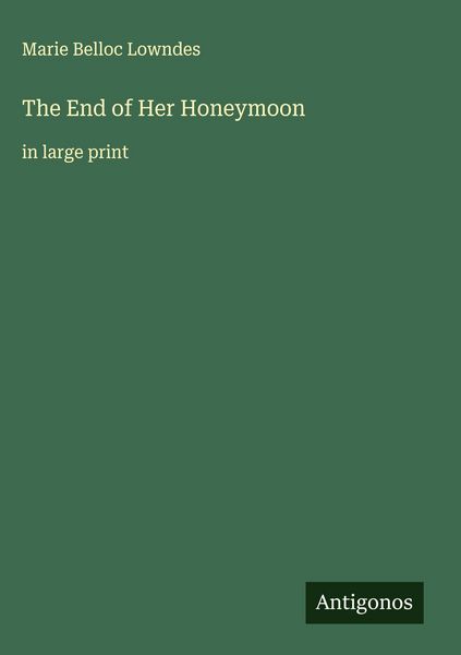 Produktbild: The End of Her Honeymoon